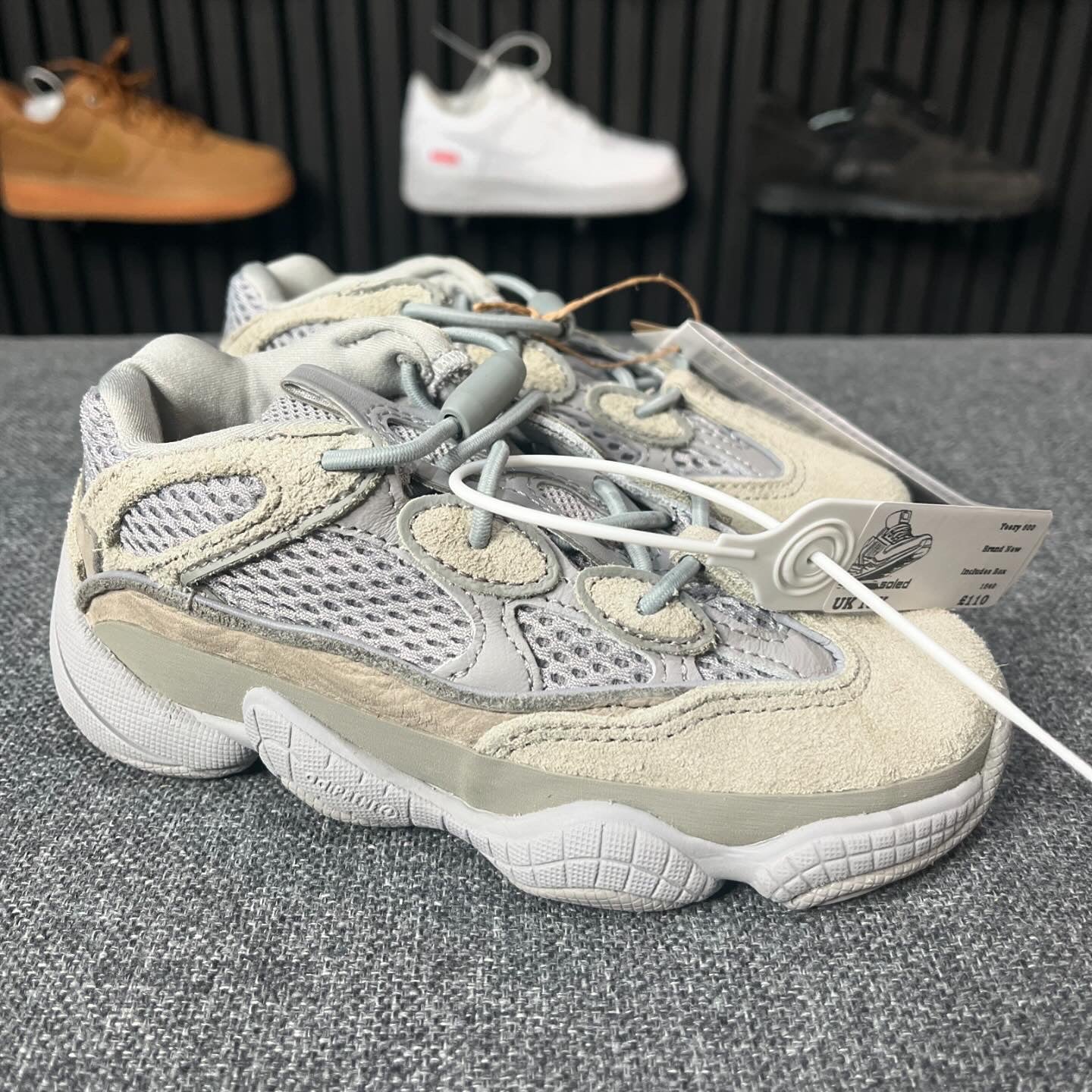 Yeezy 500 Stone Salt UK10 Child Soled