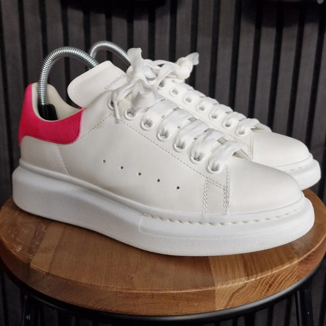 Alexander McQueen Oversized White Pink UK6.5 Soled