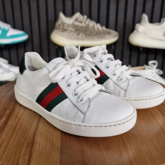 Gucci Ace White UK10 Child