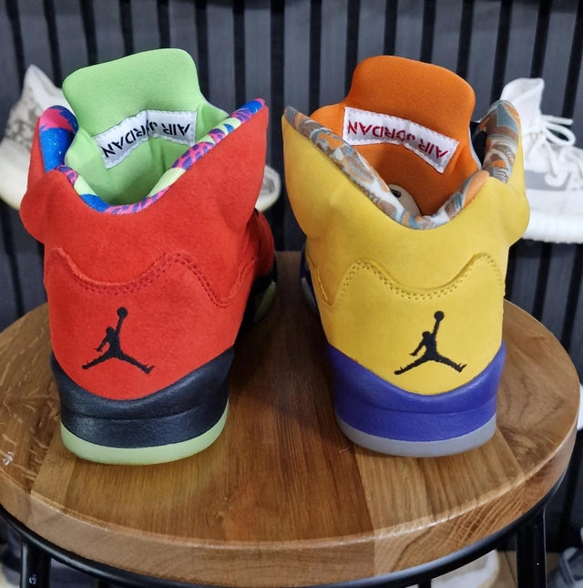 Jordan red and yellow best sale