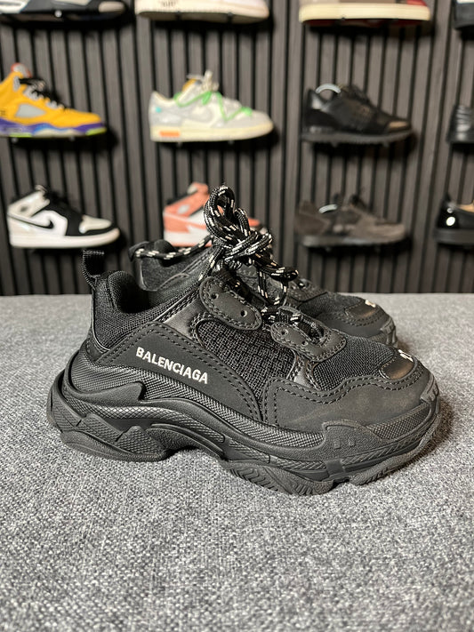 Balenciaga Triple S Black UK9 Child