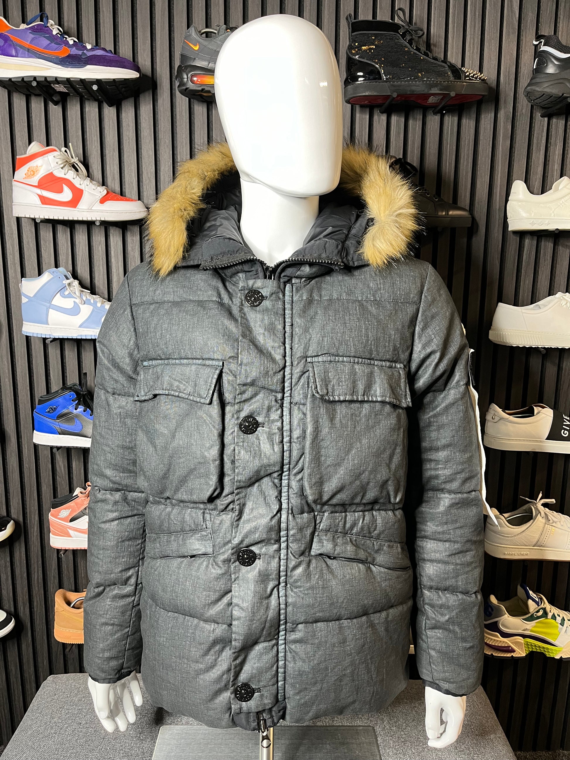 Stone Island Lino Resinato Down Large Soled