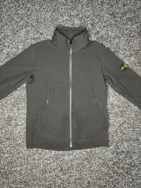 Stone Island Soft Shell Jacket Black Age 10