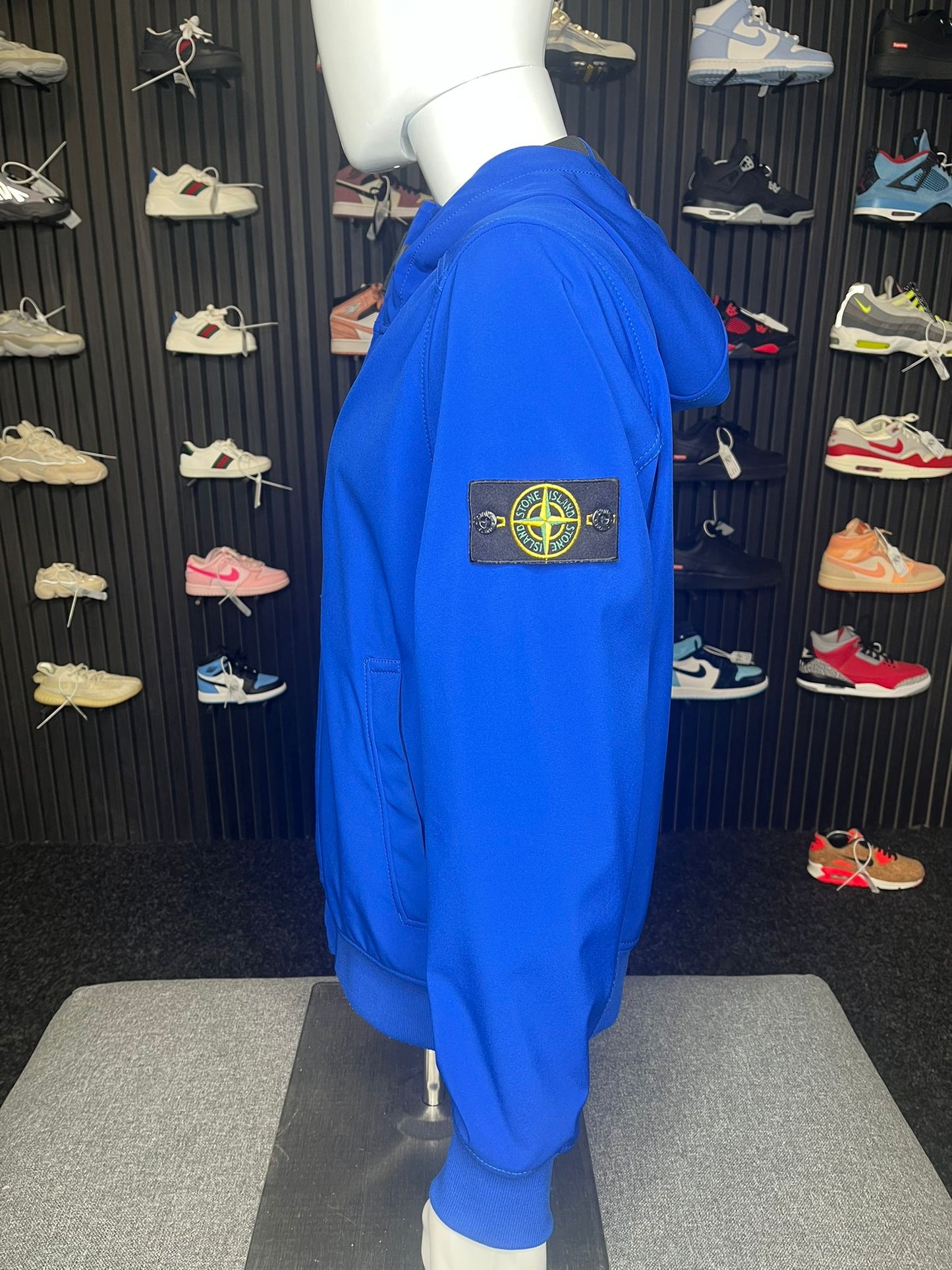 Stone Island Soft Shell Jacket Blue Extra Large 1969