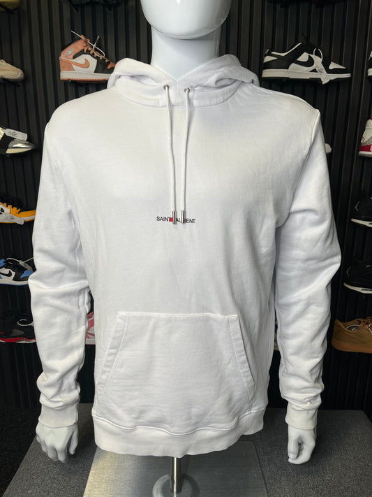 Saint Laurent Hooded Sweater White Large 1641