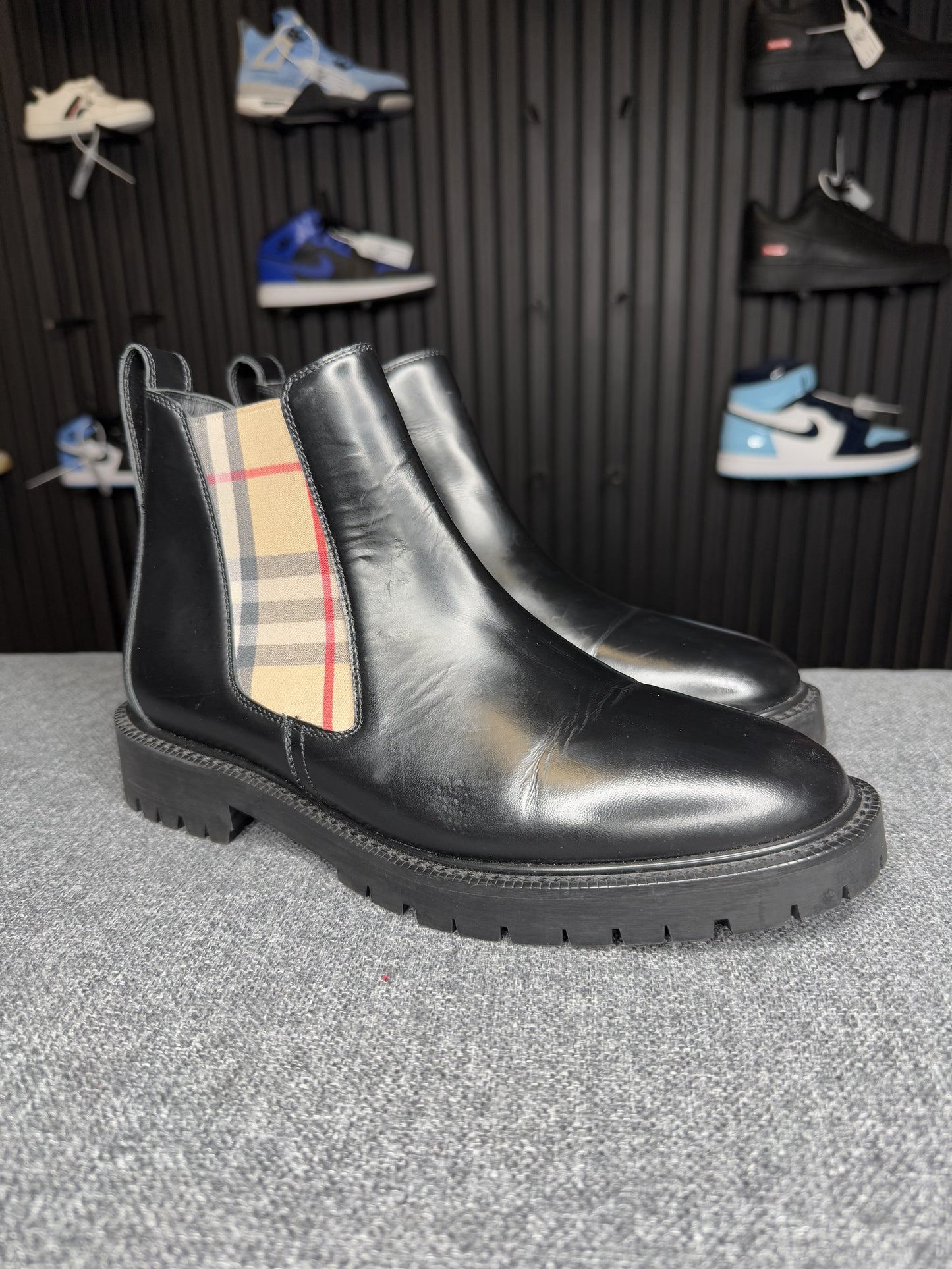 Burberry Ankle Boot Black UK5.5 EU38.5 1987