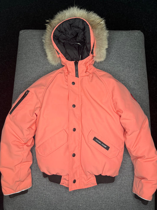 Canada Goose Rundle Bomber Coral Age 10-12 1693