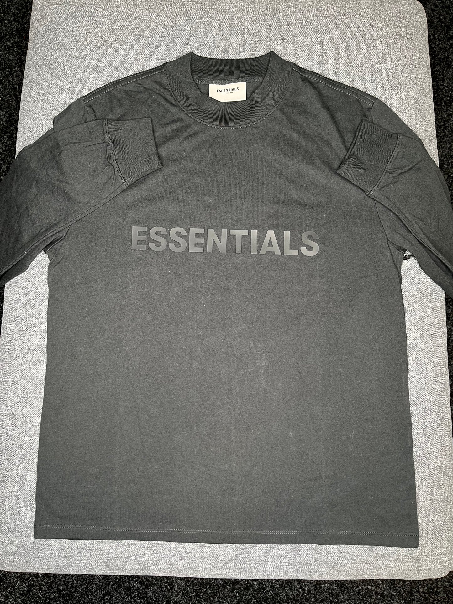 Essential Long Sleeved Tee Black Size Extra Small 1716