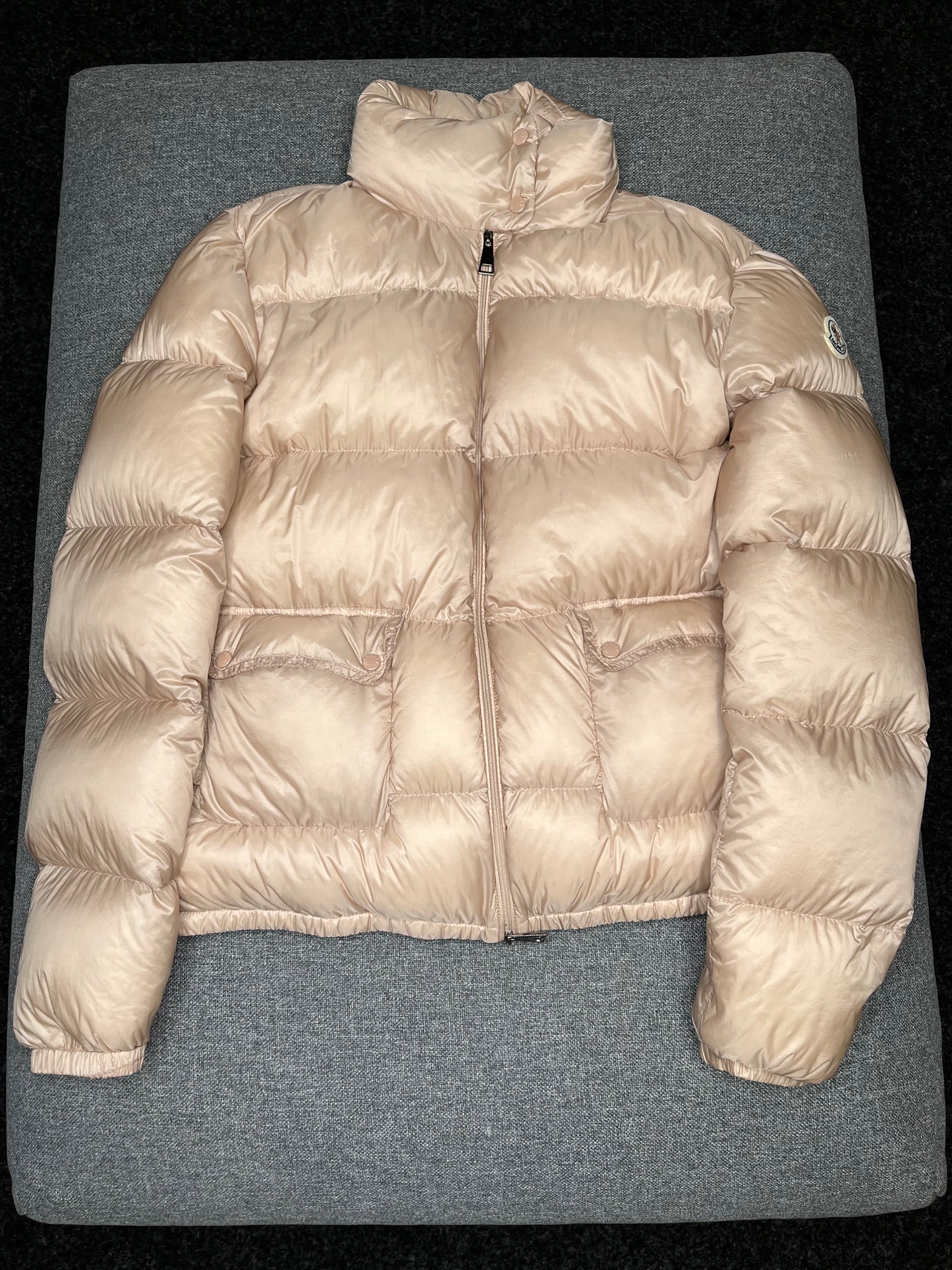 Moncler Lannic Down Jacket Beige Large 1961